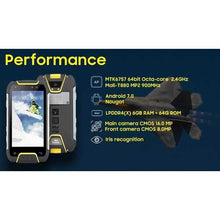Snopow M10 Rugged Phone (Yellow)