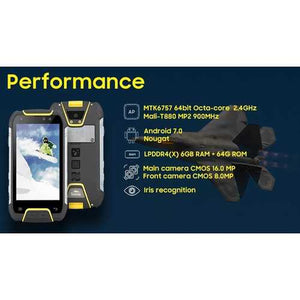 Snopow M10 Rugged Phone (Yellow)