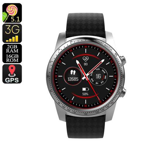 AllCall W1 Smart Watch Phone (Silver)