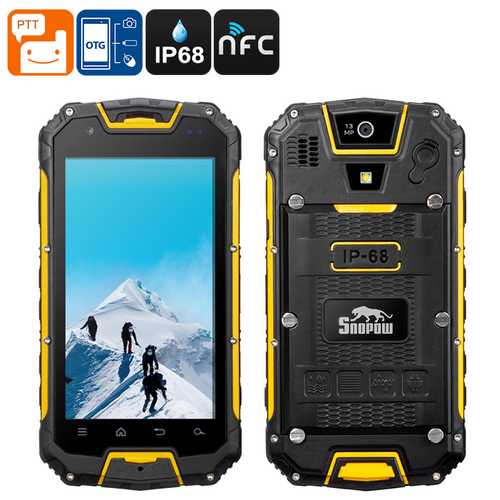 Snopow M5 Rugged Phone (Yellow)