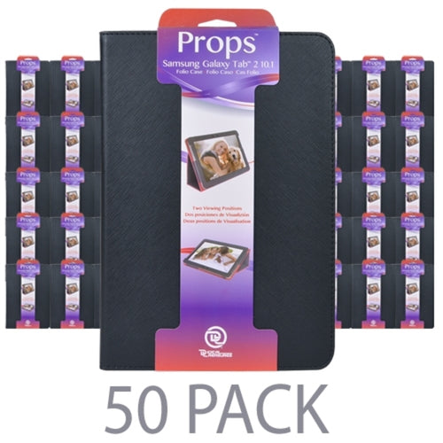 (50-Pack) PC Treasures Props Folio Case for Samsung Galaxy Tab 2 10.1