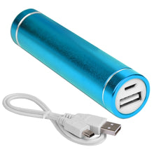 PC Treasures ChargeIt 2000mAh Portable Power Bank w/Micro USB Cable (Light Blue)