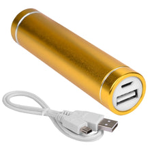 PC Treasures ChargeIt 2000mAh Portable Power Bank w/Micro USB Cable (Orange Gold)