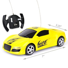 Nitrous Street Racer Super Quick R/C Car w/Working Headlights - 27MHz (Yellow)