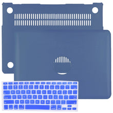 SlickBlue Leatherette Hard Case for 11 MacBook Air w/Keyboard Cover (Royal Blue)