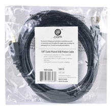 10 @.com DCD14206 USB 2.0 A (M) to USB 2.0 Micro-B (M) w/Gold-Plated Connectors (Black)