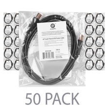 (50-Pack) 6 @.com DCD14208 USB 2.0 A (M) to USB 2.0 Micro-B (M) Cable w/Gold-Plated Connectors (Black)