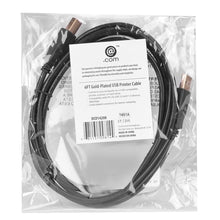 (50-Pack) 6 @.com DCD14208 USB 2.0 A (M) to USB 2.0 Micro-B (M) Cable w/Gold-Plated Connectors (Black)