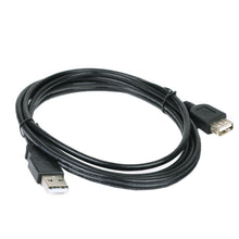 (50-Pack) 10 @.com DCD14215 USB 2.0 A (M) to USB 2.0 A (F) Extension Cable (Black)