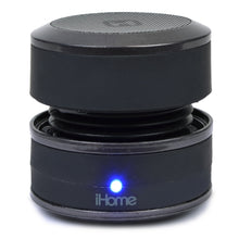 iHome IBT60BC Portable Bluetooth Wireless Daisy Chain Rechargeable Speaker w/3.5mm Auxiliary Jack (Black) - B