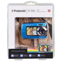 Polaroid IF045-BLU 14MP 5x Digital Zoom Waterproof Camera w/1.8 Front & 2.7 Rear Displays (Blue)