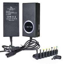LapTek LT90W 90W Universal Notebook AC Power Adapter w/USB Charge Port & 8 Power Tips for Acer ASUS HP Dell & More