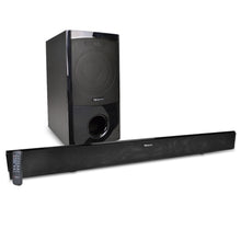 Nakamichi NK6 38 2.1-Channel 300W Bluetooth Surround Sound Bar Home Theater System w/Wired Subwoofer (Black) - B