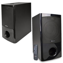 Nakamichi NK6 38 2.1-Channel 300W Bluetooth Surround Sound Bar Home Theater System w/Wired Subwoofer (Black) - B
