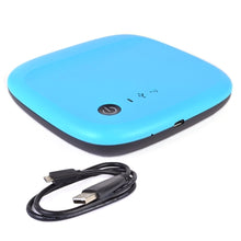 Seagate Wireless 500GB Mobile Storage Hard Drive w/WiFi & USB 2.0 for Smartphones Tablets & Laptops (Blue)