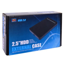 2.5 USB 2.0 External SATA HDD Enclosure (Black) - Supports up to 4TB!