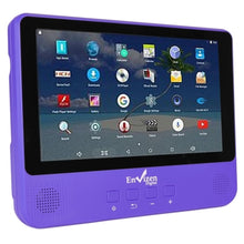 Envizen 2-in-1 Android Tablet + DVD Player - Quad-Core 1.3GHz 1GB 16GB 9 Touchscreen Android 5.1 (Purple)