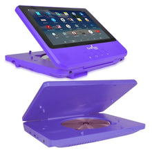 Envizen 2-in-1 Android Tablet + DVD Player - Quad-Core 1.3GHz 1GB 16GB 9 Touchscreen Android 5.1 (Purple)
