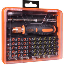 53-Piece Screwdriver Tool Kit w/Assorted Bits Tweezers 2 Extension Bars & Case - WT8027