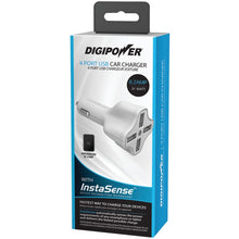 DIGIPOWER PC-406I InstaSense(TM) 4-Port 6.2-Amp USB Car Charger