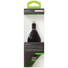 RETRAK ETLTUSBBLK Charge & Sync Retractable Lightning(TM) to USB Cable (Black)