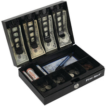 FIRST ALERT 3026F Steel Cash Box with Money Tray