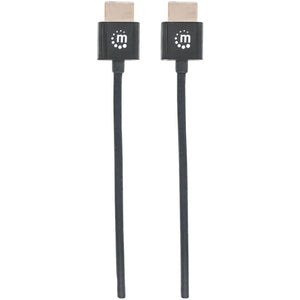 MANHATTAN 394369 Ultra-Thin High-Speed HDMI(R) Cable with Ethernet (6ft)