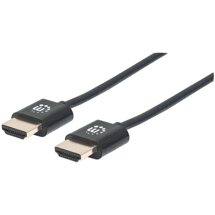 MANHATTAN 394369 Ultra-Thin High-Speed HDMI(R) Cable with Ethernet (6ft)