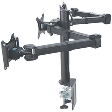MANHATTAN 461115 LCD Monitor Mount with Double-Link Swing Arms (Supports 3 Monitors)