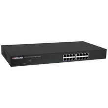 INTELLINET 560771 65-Watt, 16-Port Fast Ethernet PoE+ Switch