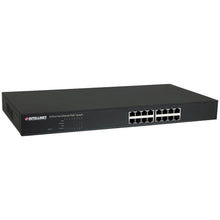 INTELLINET 560771 65-Watt, 16-Port Fast Ethernet PoE+ Switch