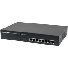 INTELLINET 561075 8-Port Fast Ethernet PoE+ Switch