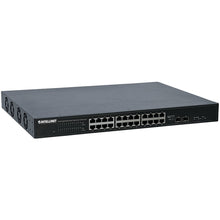 INTELLINET 561143 24-Port Gigabit Ethernet PoE+ Switch with 10 GbE Uplink