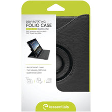 IESSENTIALS IPADM-SF-BK iPad mini(TM) 360deg Rotating Folding Case (Black)