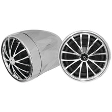 PYLE PLMCS32 400-Watt Mounted Motorcycle/ATV/Snowmobile Dual-Handlebar Powered Weatherproof 2.25 Speakers