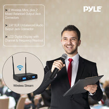 PYLE PDWM3360 UHF Wireless Microphone System