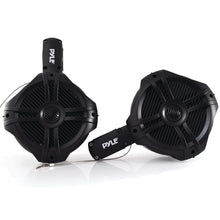 PYLE PLMRWB65LEB Hydra Series 2-Way Wakeboard Speakers with Programmable LED Lights (6.5)