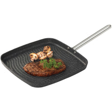 STARFRIT 030280-006-0000 THE ROCK(TM) by Starfrit 10 Grill Pan with Stainless Steel Wire Handle