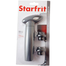 STARFRIT 094241-006-0000 Wine Saver with 2 Stoppers