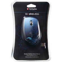 VERBATIM 97785 Wireless Optical Mouse (Blue)