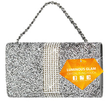 Reiko REIKO HORIZONTAL DIAMONDS POUCH IPHONE6/ 6S PLUS SILVER (6.62X3.46X0.68 INCHES PLUS)