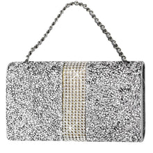 Reiko REIKO HORIZONTAL DIAMONDS POUCH IPHONE6/ 6S PLUS SILVER (6.62X3.46X0.68 INCHES PLUS)