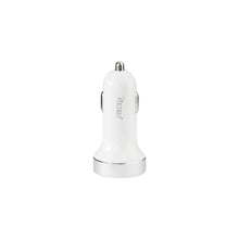 Reiko USB & TYPE C 2A5V DUAL PORT CAR CHARGER WHITE
