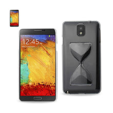 Reiko Design Clear Protector Cover Samsung Galaxy Note3 Black Sandglass