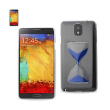 Reiko Design Clear Protector Cover Samsung Galaxy Note3 Navy Sandglass