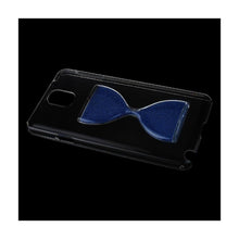 Reiko Design Clear Protector Cover Samsung Galaxy Note3 Navy Sandglass