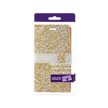 Reiko REIKO SAMSUNG GALAXY ON5 JEWELRY RHINESTONE WALLET CASE IN GOLD