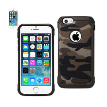 Reiko Design Hybrid Leather Protector Cover Iphone5 Brown Camouflage Design