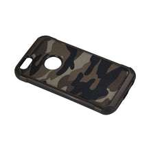 Reiko Design Hybrid Leather Protector Cover Iphone5 Brown Camouflage Design
