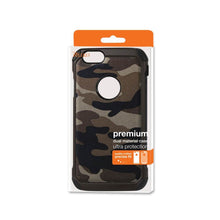 Reiko Design Hybrid Leather Protector Cover Iphone5 Brown Camouflage Design